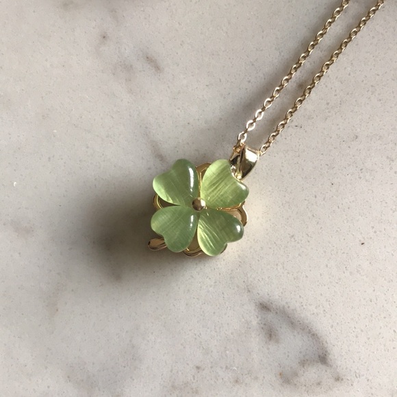 Four-leaf Clover🍀 Alloy Opal Jewelry Set - Picture 3 of 9